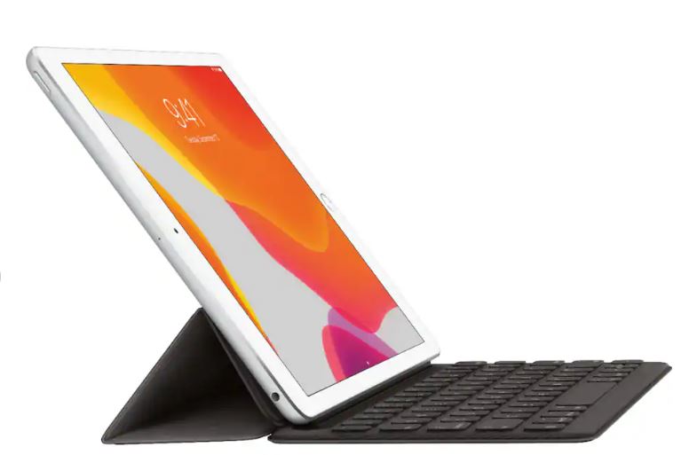 Apple - Smart Keyboard for iPad (7th Generation), iPad 10.2" (9th Generation), iPad Air (3rd Generation), and 10.5-inch iPad Pro - Black